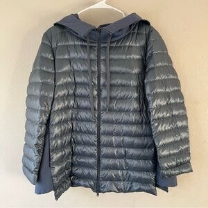 Herno Piumino Donna Down Puffer Jacket Blue Womens 50
